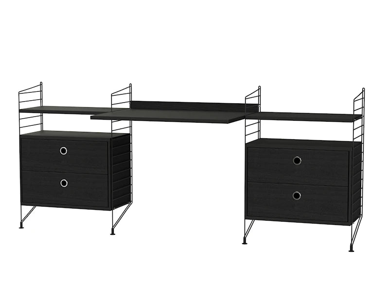 Workspace C Black/Black stained ash