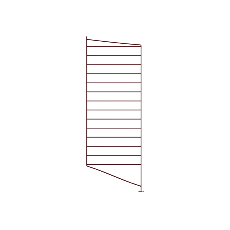 Floor panel - D30 x H85, Dark red, 1-pack