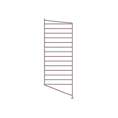 Floor panel - D30 x H85, Dark red, 1-pack
