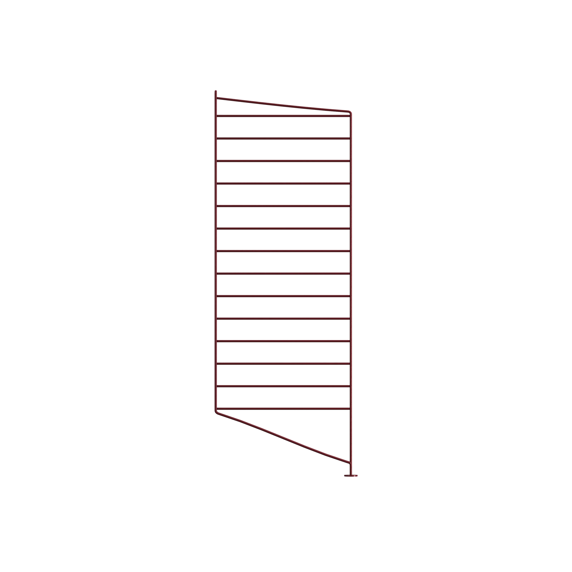 Floor panel - D30 x H85, Dark red, 1-pack - image 4