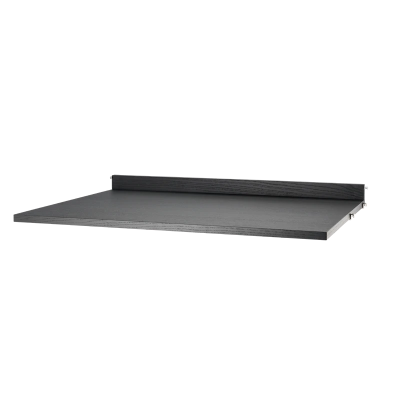 Work desk - W78 x D58, Black stained ash