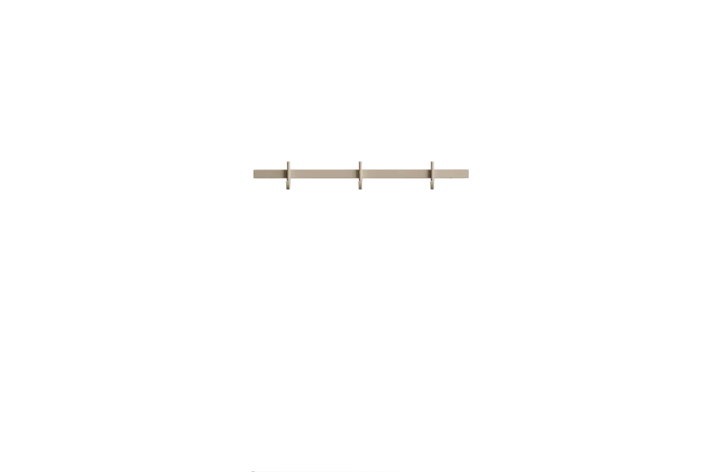 Relief Hook rail, Small - W41, Beige