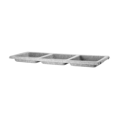 Bowl shelf felt - W78 x D30, Light grey - image 4