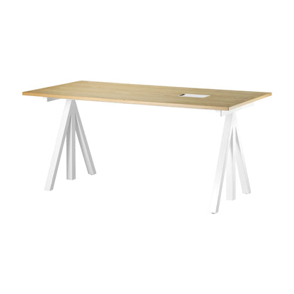 Work desks 160x78 White/Oak - image 6