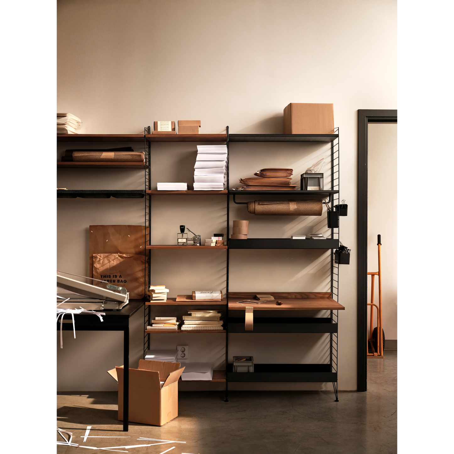 Work desk - W78 x D58, Walnut - image 2