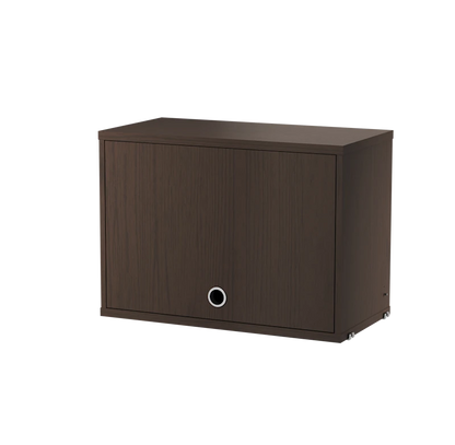 Cabinet with flip door - W58 x D30 x H42, Dark oak