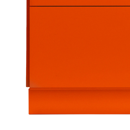 Relief Plinth, Tall - Tall, W41 x H6,8, Orange