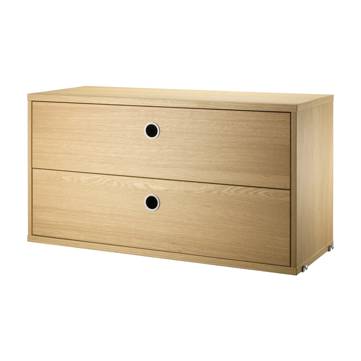 Chest of drawers - W78 x D30 x H42, Oak - image 4