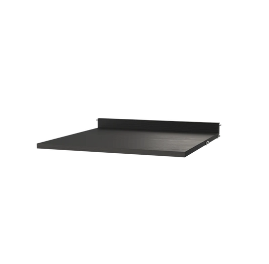 Work desk - W58 x D58, Black stained ash