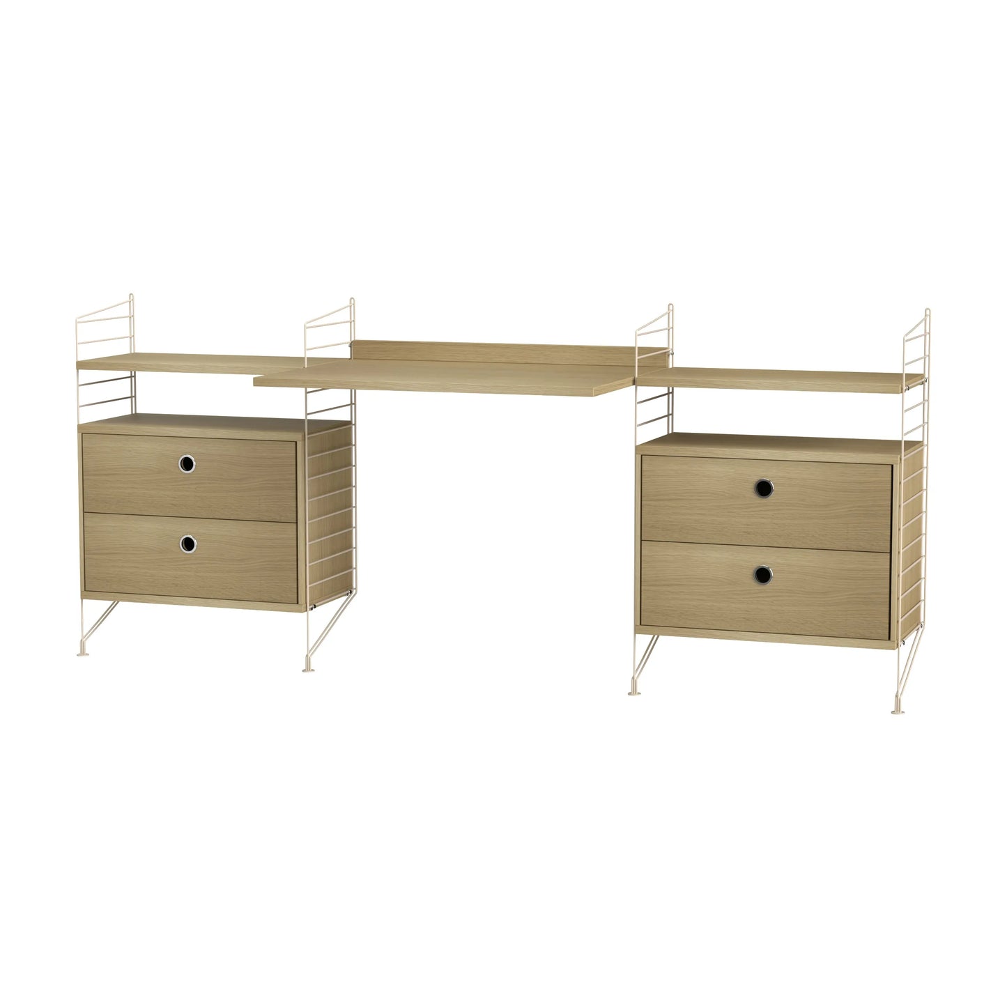Workspace C Beige/Oak - image 4