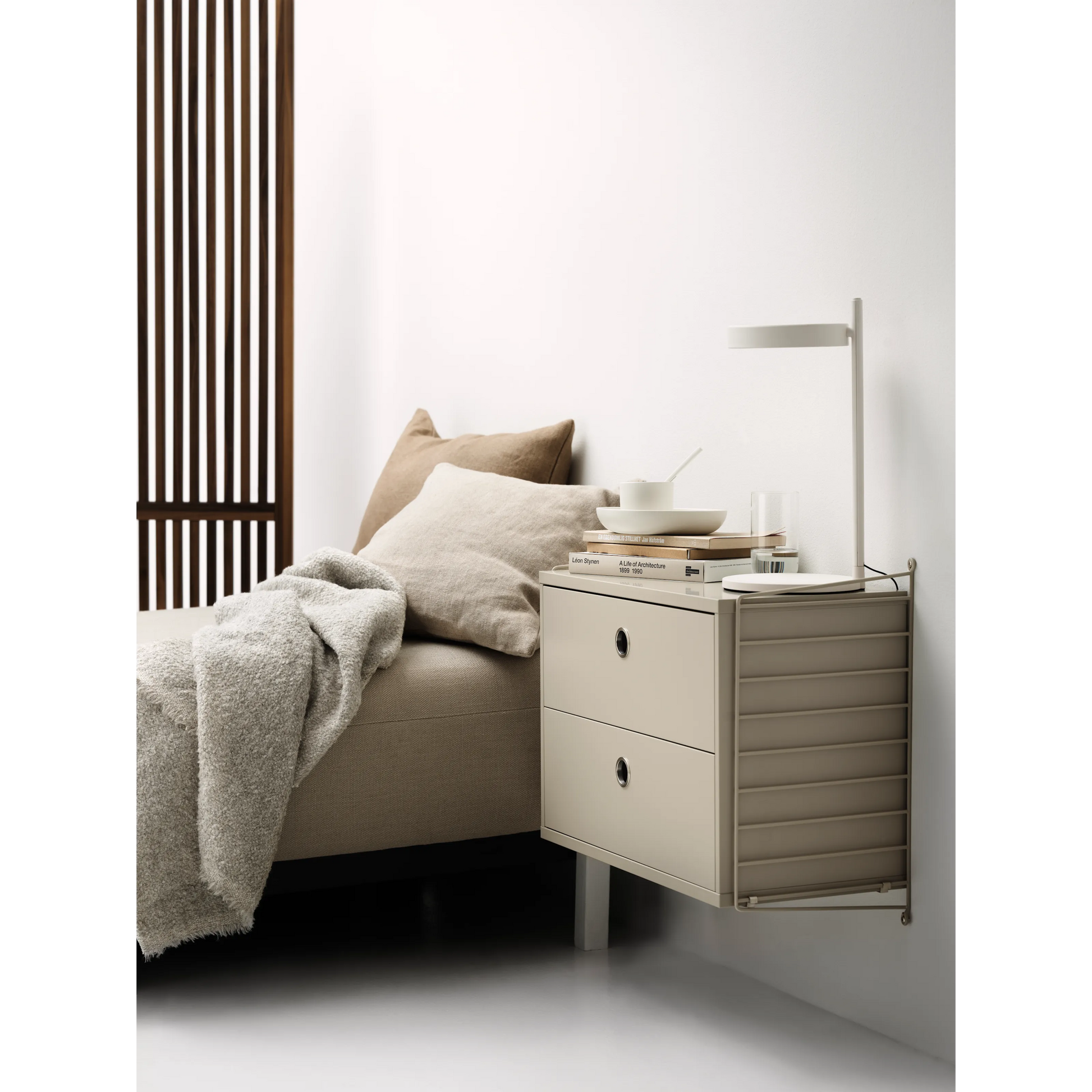 Chest of drawers - W78 x D30 x H42, Beige - image 2
