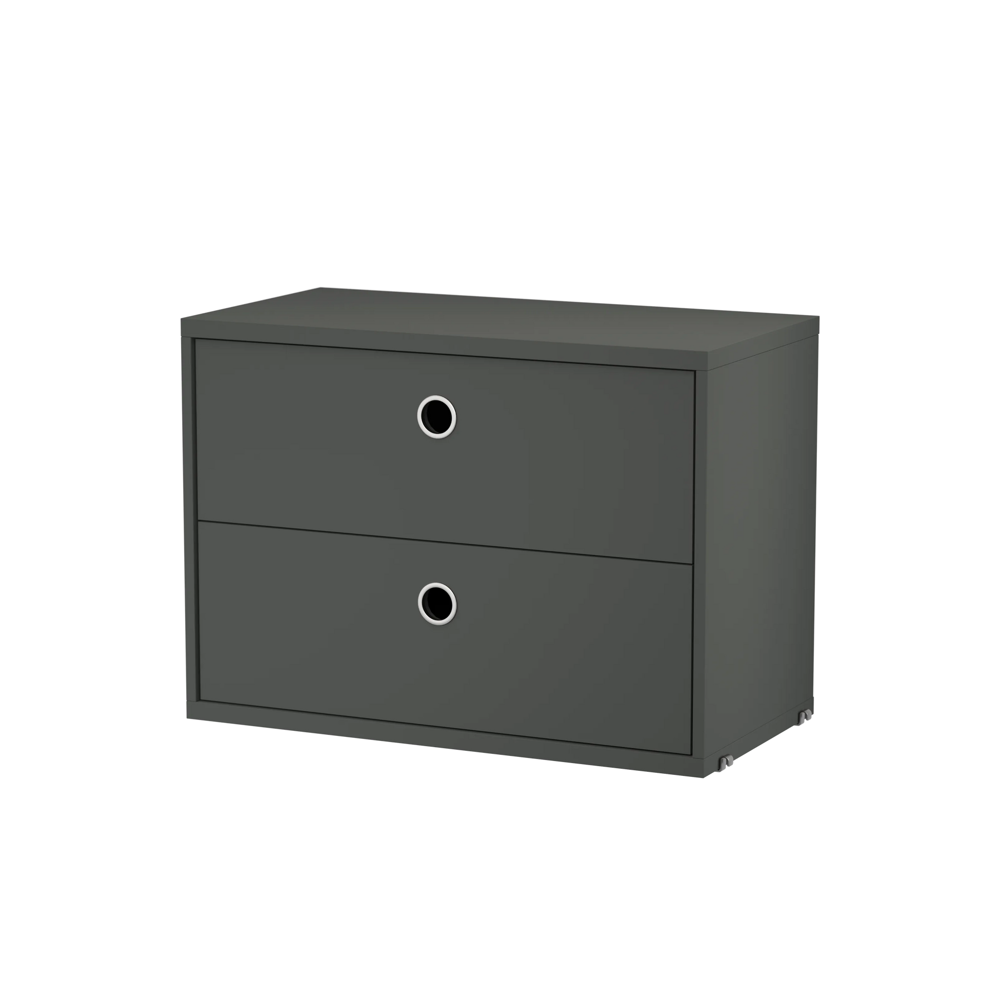 Chest of drawers - W58 x D30 x H42, Dark grey - image 3