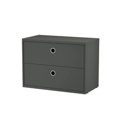 Chest of drawers - W58 x D30 x H42, Dark grey - image 3