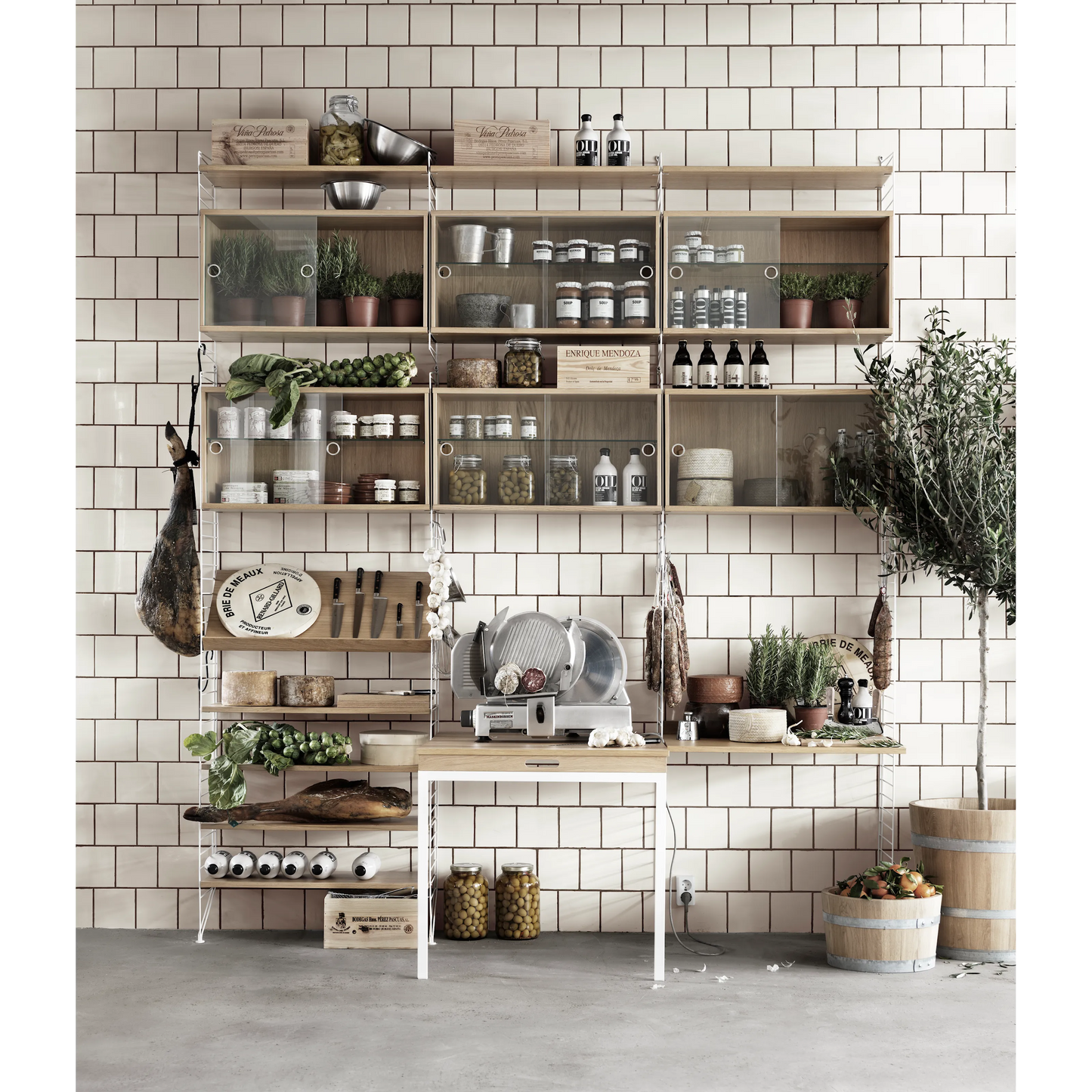 Shelf - W78 x D30, Oak, 3-pack - image 4