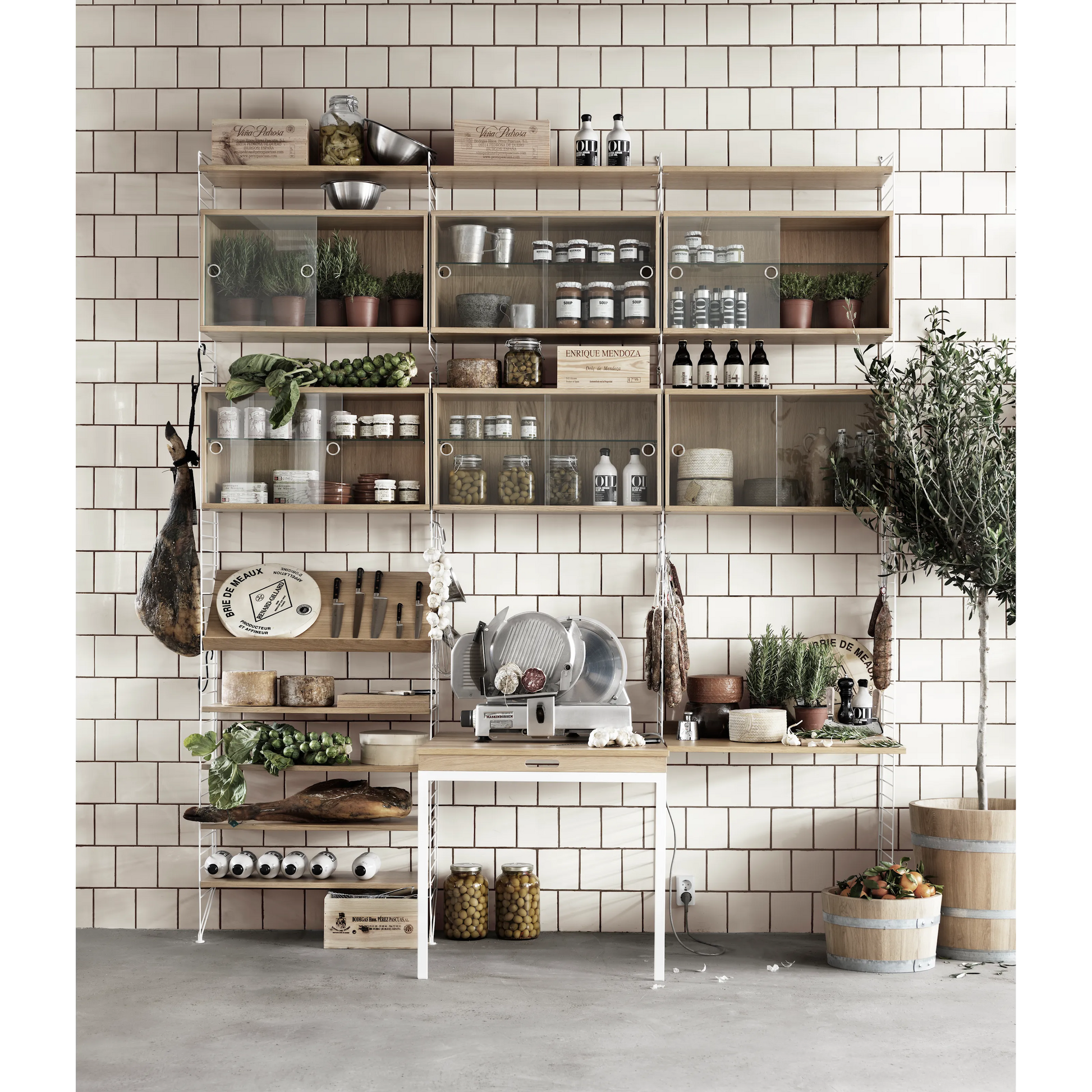 Shelf - W78 x D30, Oak, 3-pack - image 4
