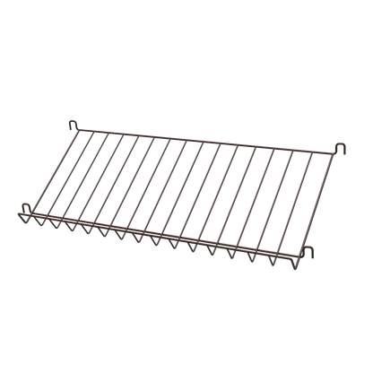 Magazine shelf metal - W78 x D30 x H15, Dark brown - image 2