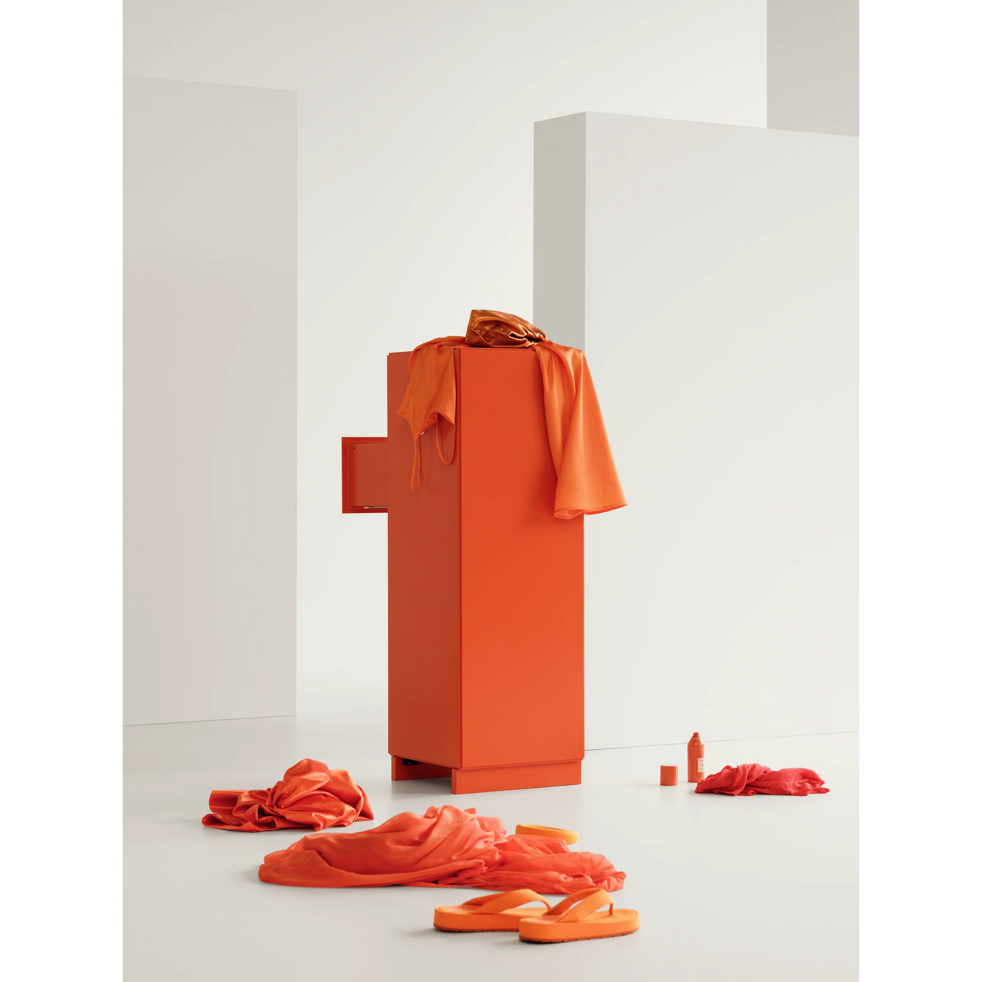 Relief Chest of drawers, tall Orange - image 3