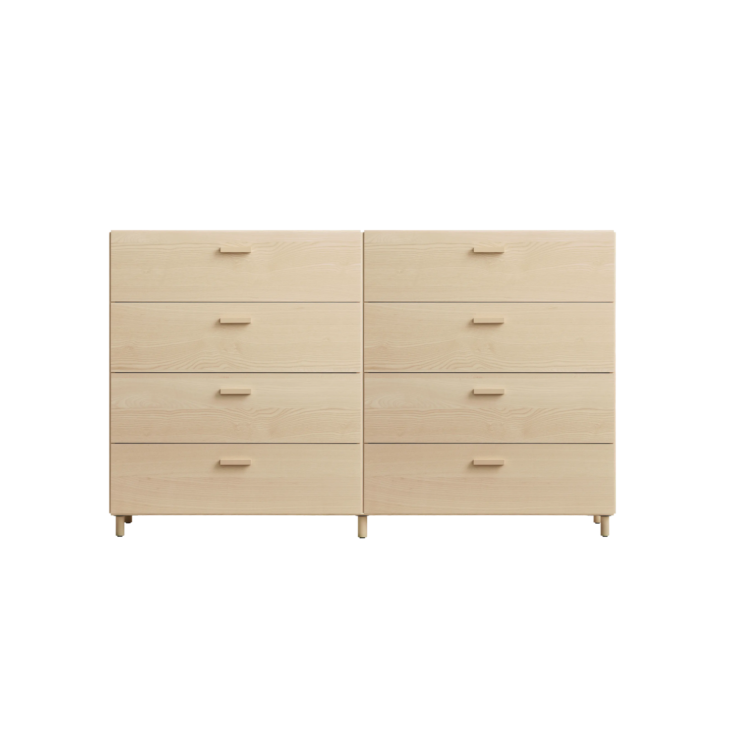 Two wide Relief drawers with legs Ash/Ash - image 5