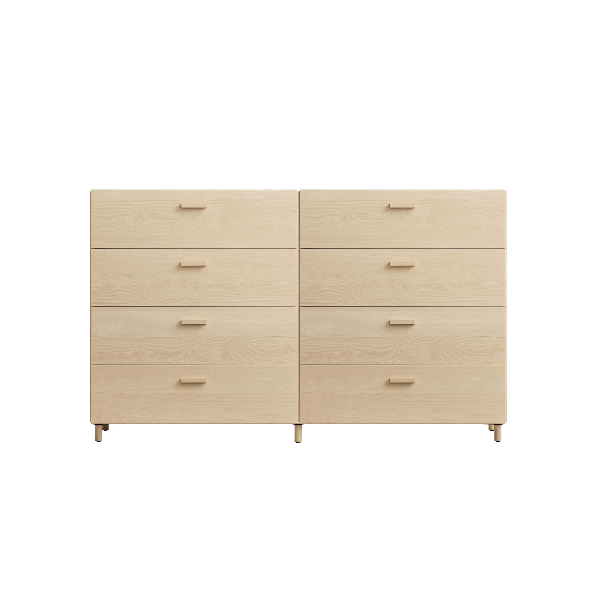 Two wide Relief drawers with legs Ash/Ash - image 5