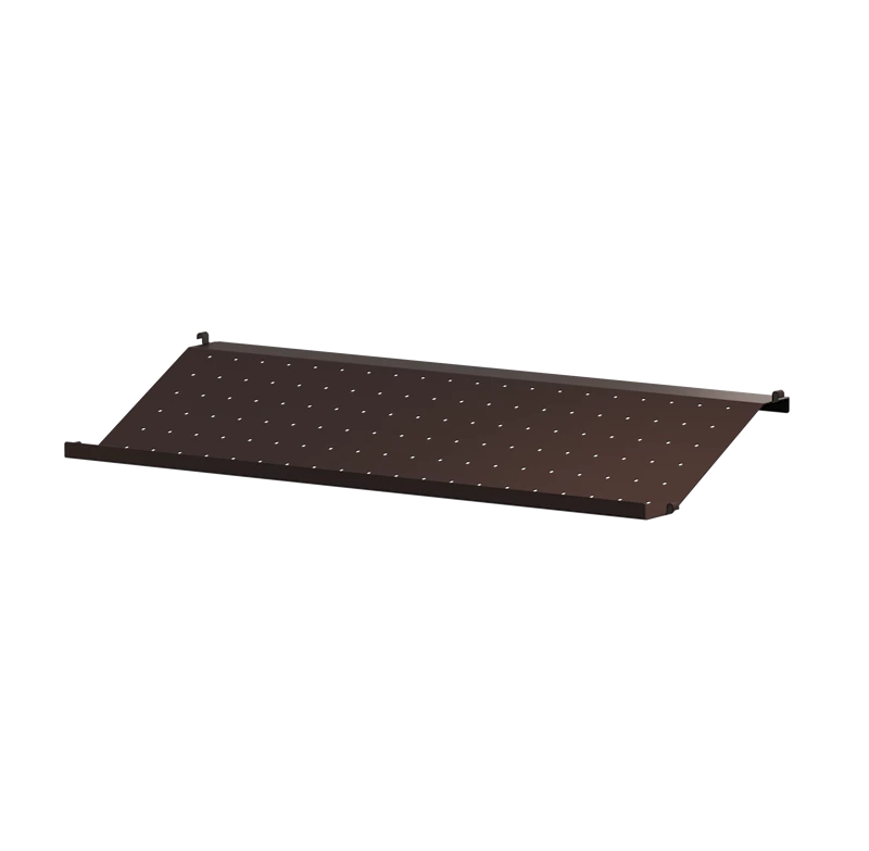 Shoe shelf - W78 x D30 x H10, Dark brown