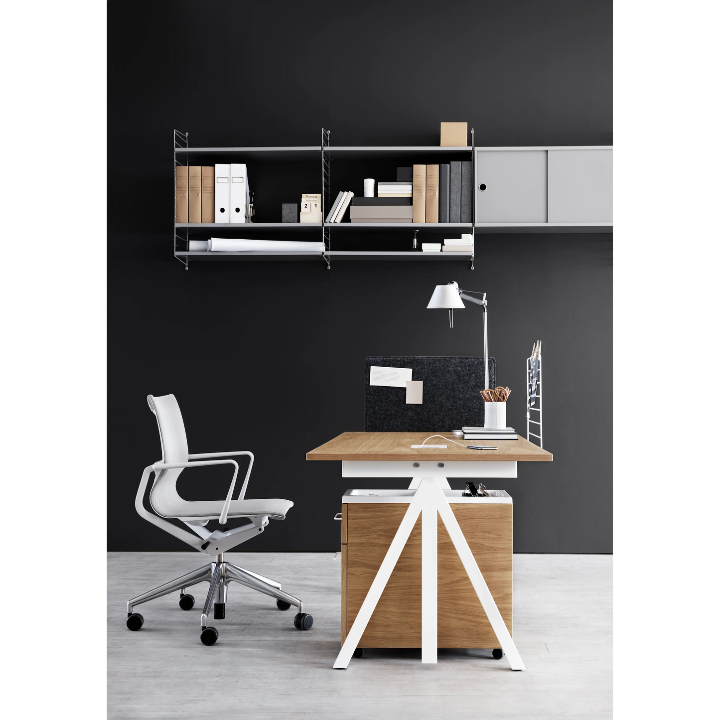 Work desks 140x78 White/Oak - image 2