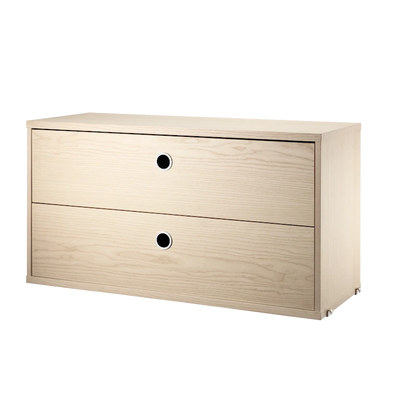 Chest of drawers - W78 x D30 x H42, Ash