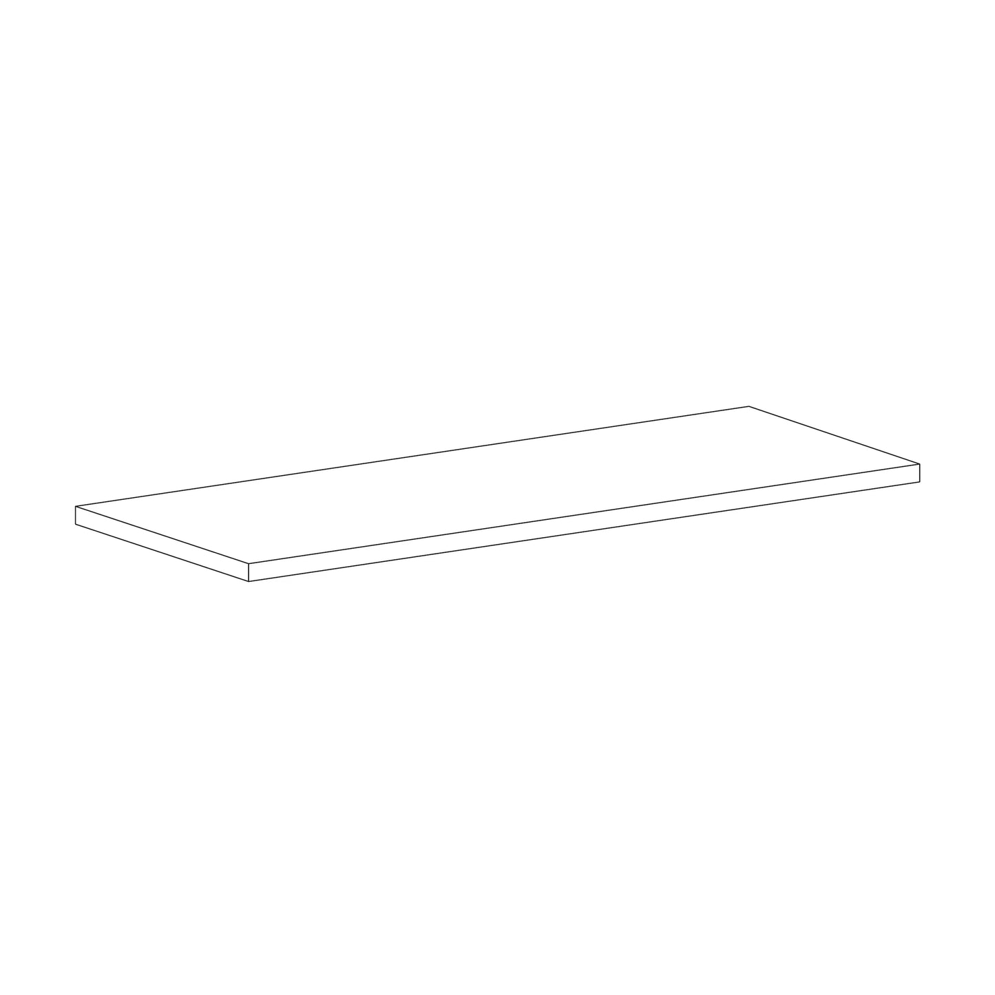 Top for cabinet with sliding doors, 2022- - W78 x D30, Oak - image 3