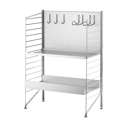 Free standing shelf – galvanized Galvanized - image 4