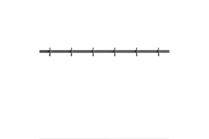 Relief Hook rail, Medium - W82, Grey