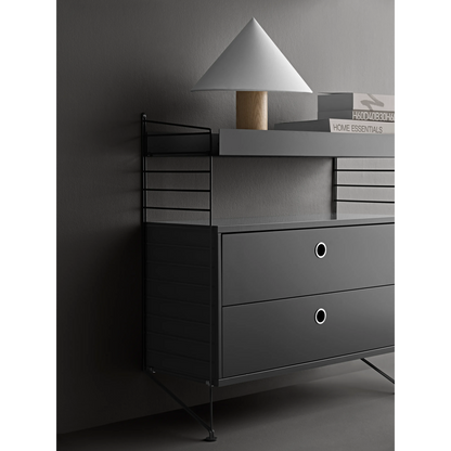 Chest of drawers - W78 x D30 x H42, Dark grey - image 2