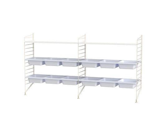 Kids room F Beige/White