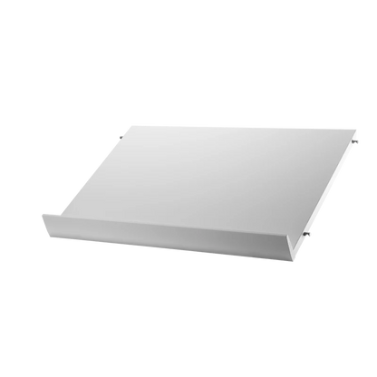 Magazine shelf solid - W58 x D30 x H15, White
