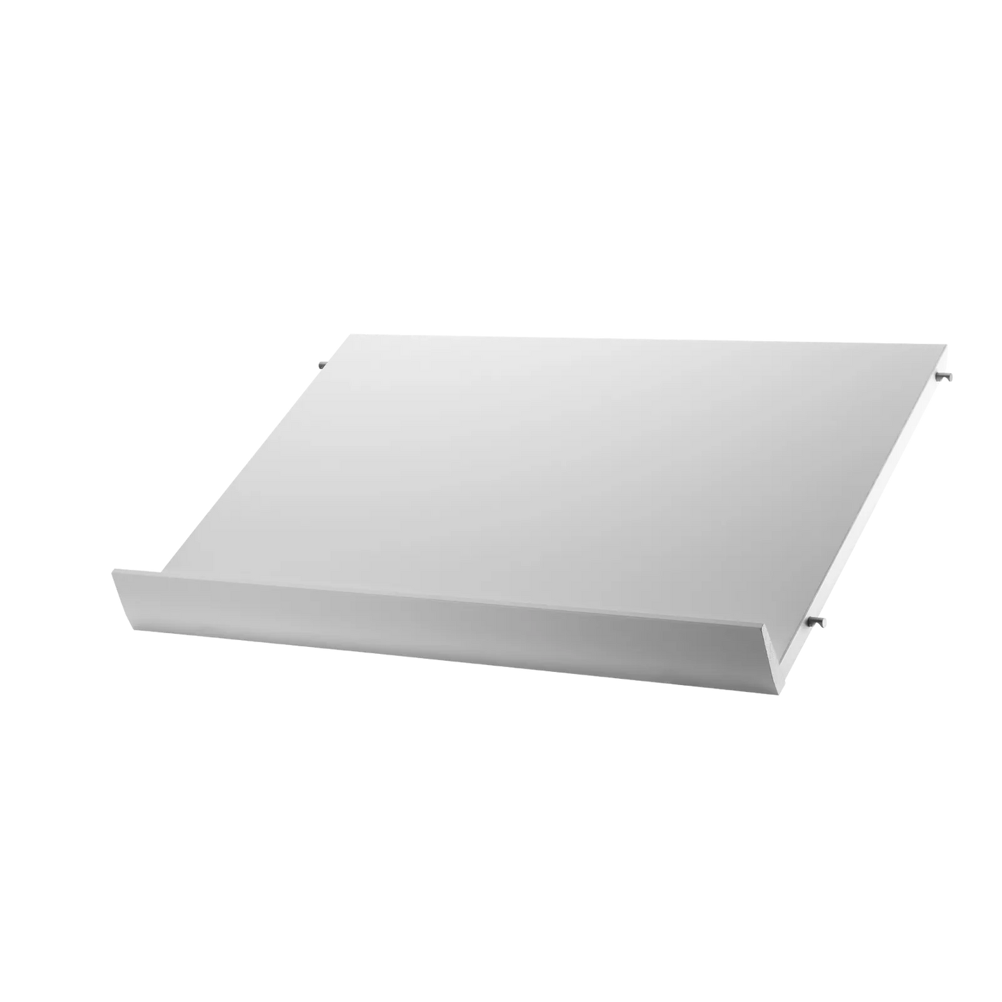 Magazine shelf solid - W58 x D30 x H15, White - image 3