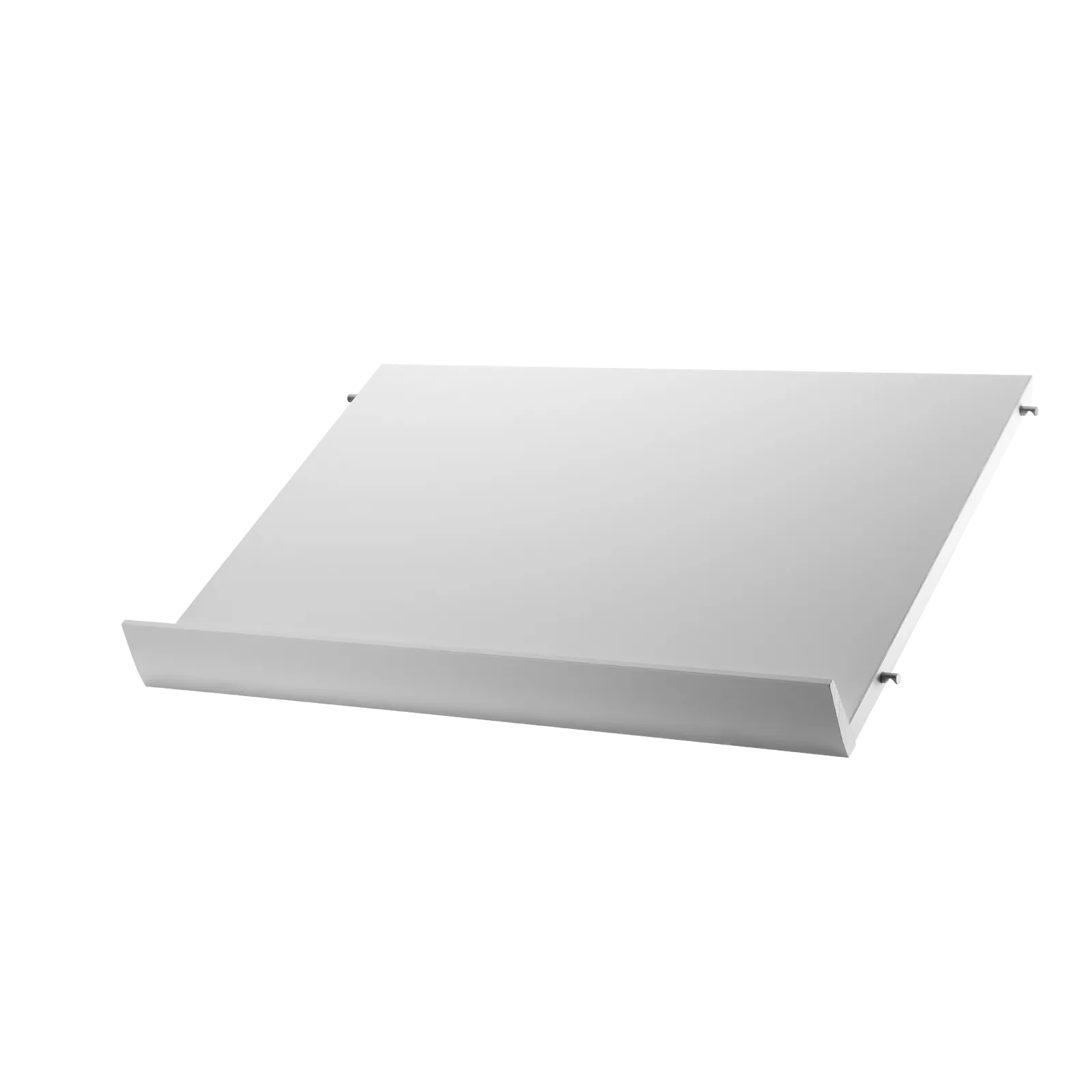 Magazine shelf solid - W58 x D30 x H15, White - image 3
