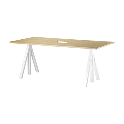Work desks 180x90 White/Oak - image 4