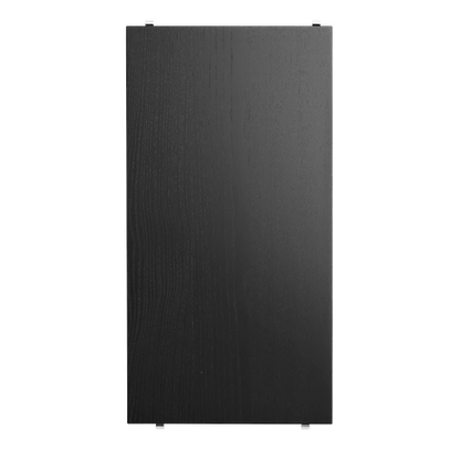 Shelf - W58 x D30, Black stained ash, 3-pack