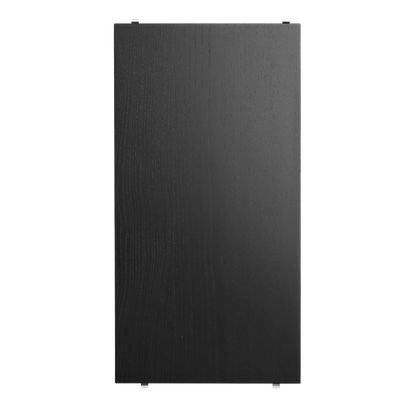 Shelf - W58 x D30, Black stained ash, 3-pack - image 3
