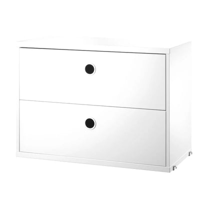 Chest of drawers - W58 x D30 x H42, White - image 4