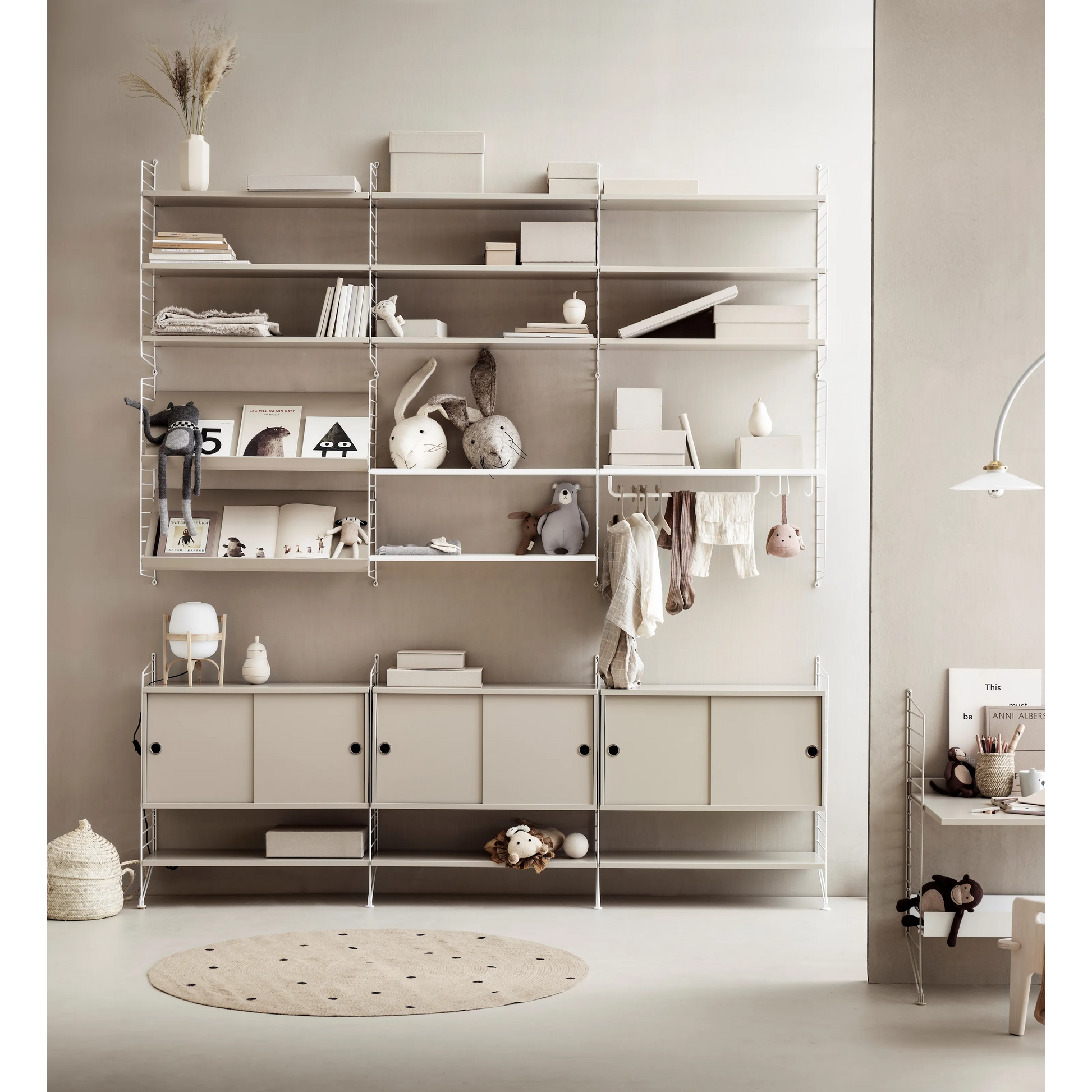 Shelf - W78 x D30, Beige, 3-pack - image 2