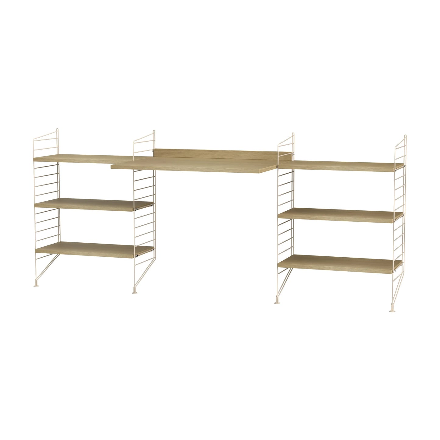 Workspace D Beige/Oak - image 3