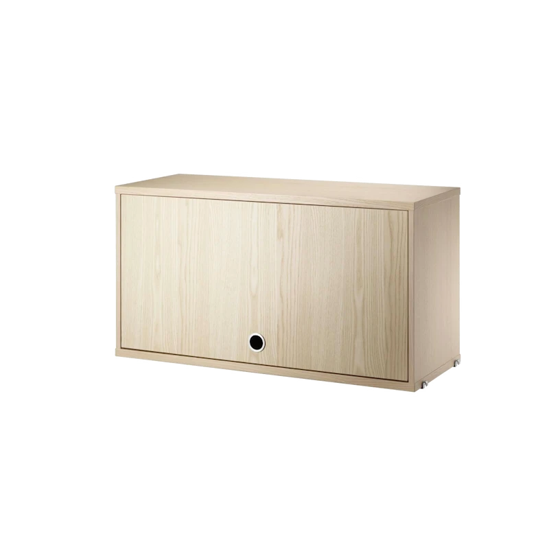 Cabinet with flip door - W78 x D30 x H42, Ash