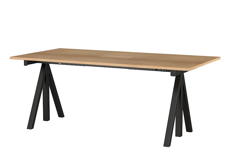 Work desks 180x90 Oak/Black