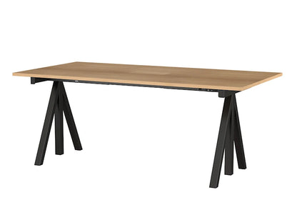 Work desks 180x90 Oak/Black