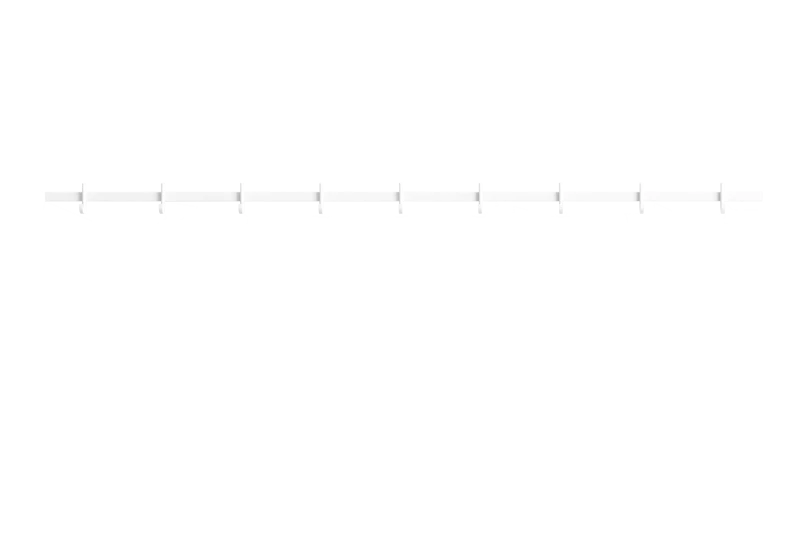 Relief Hook rail, Large - W123, White