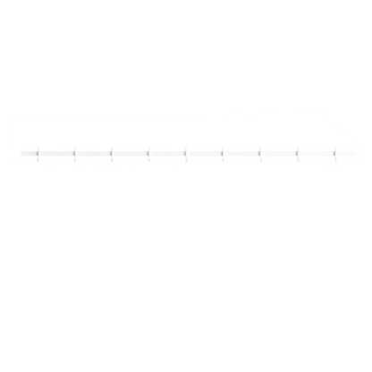 Relief Hook rail, Large - W123, White - image 3