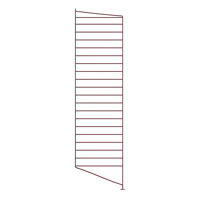 Floor panel - D30 x H115, Dark red, 1-pack