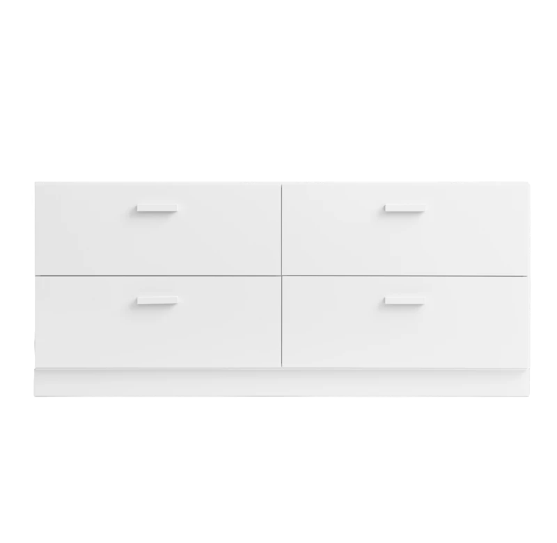 Relief Chest of drawers, low White