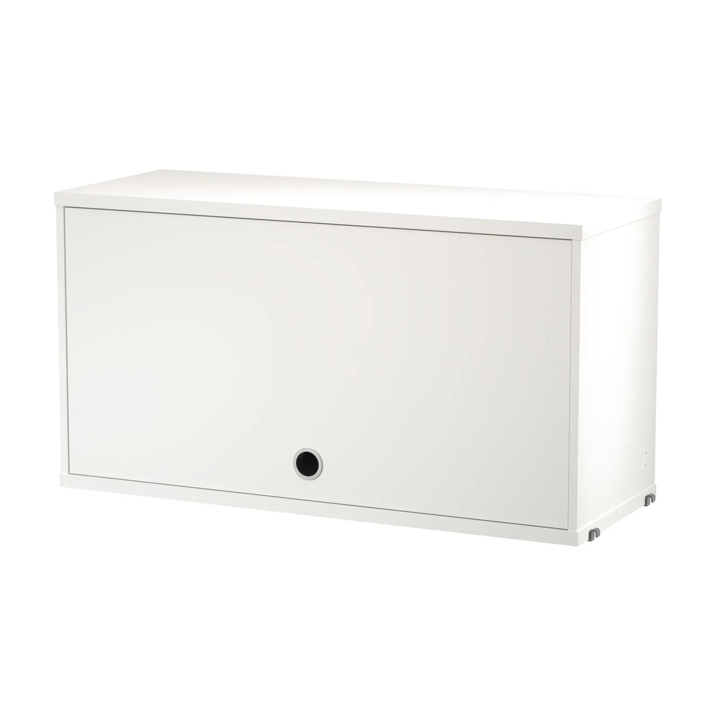 Cabinet with flip door - W78 x D30 x H42, White - image 4
