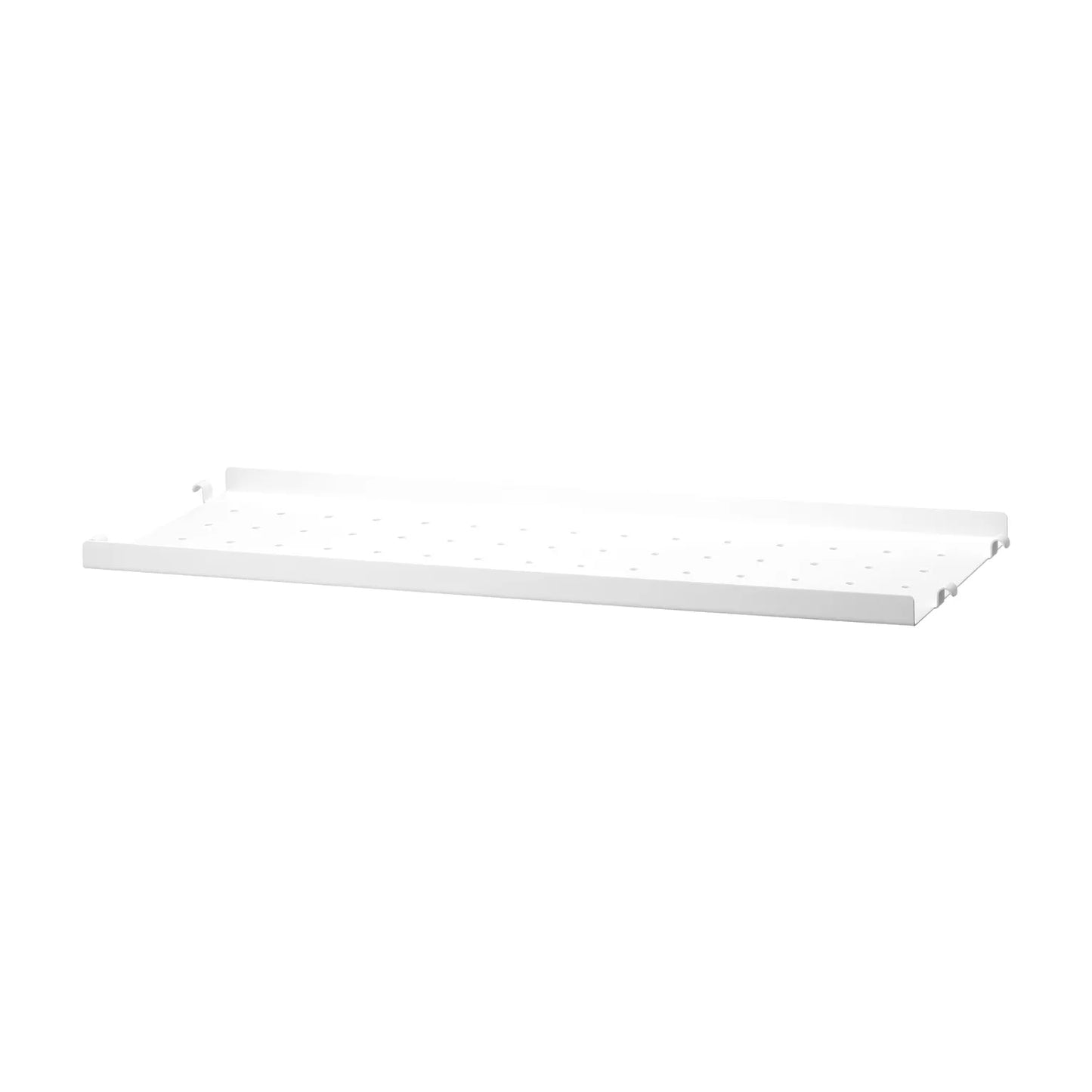 Metal shelf low edge - W58 x D20, White - image 4