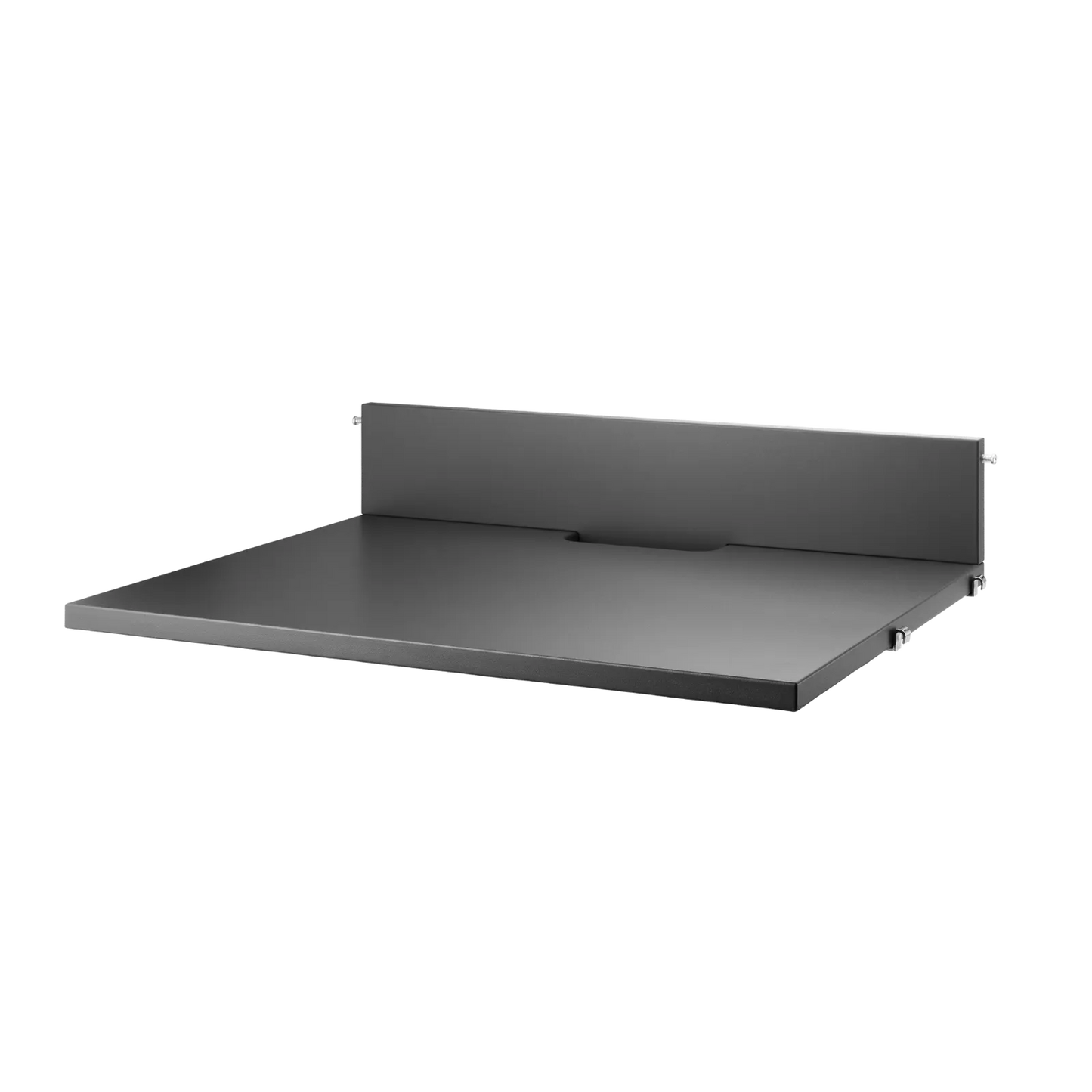 Media shelf - W58 x D47, Anthracite - image 3